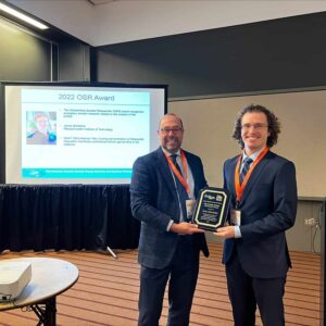 Jesse Hinricher and Kyle Brinkman 2022 OSR award Brinkman Jesse Hinricher and Kyle Brinkman 2022 OSR award