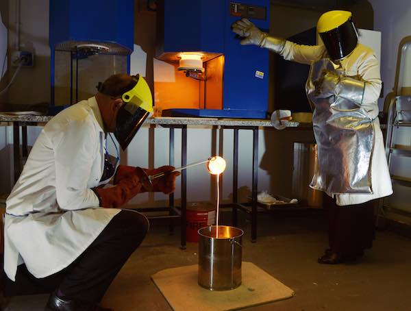 Robert Hill , Dentistry@QM pouring glass