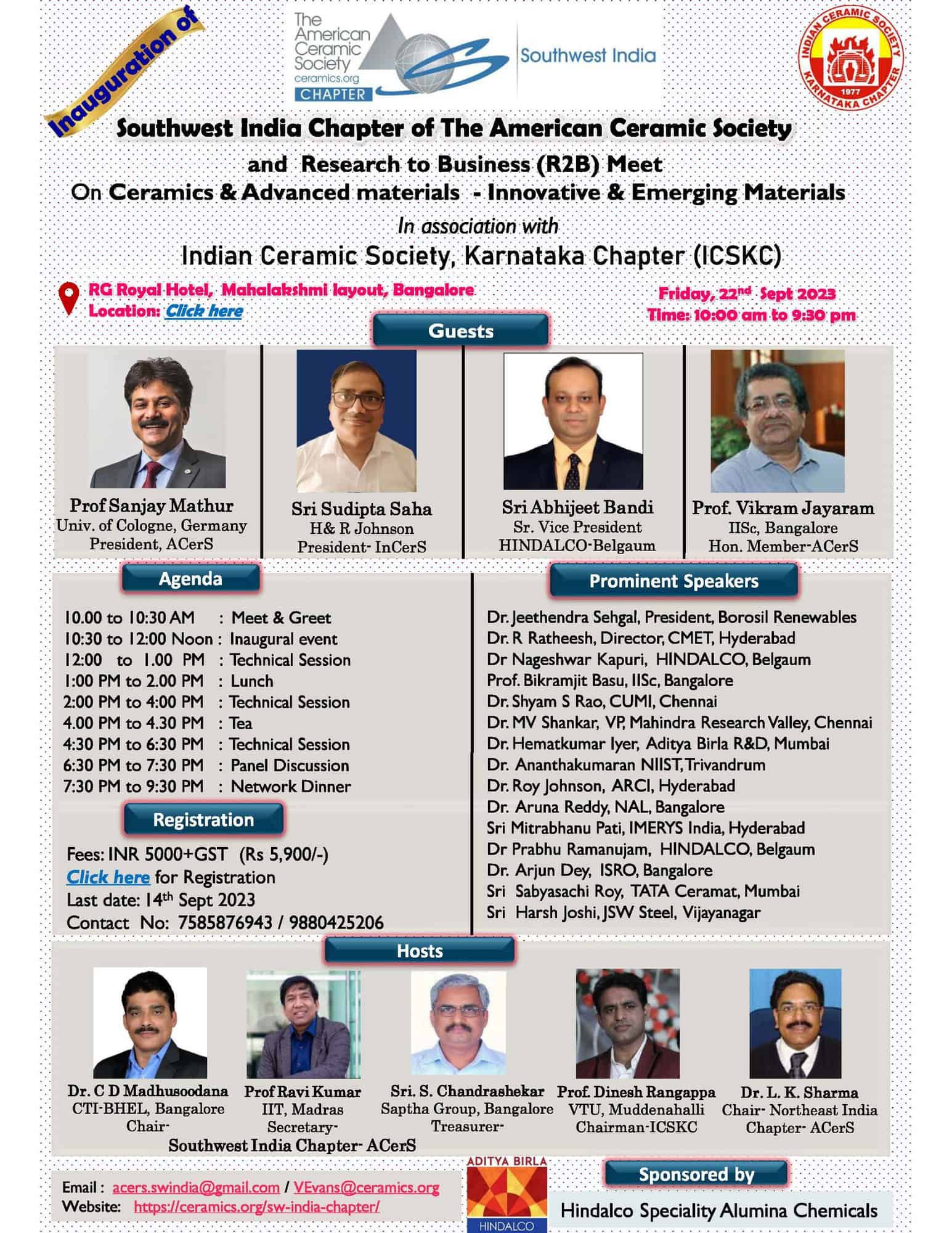SW India Inaugural Event Flyer SW India Inaugural Event Flyer