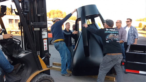 One of the components of Navy's 3-D printed submersible
